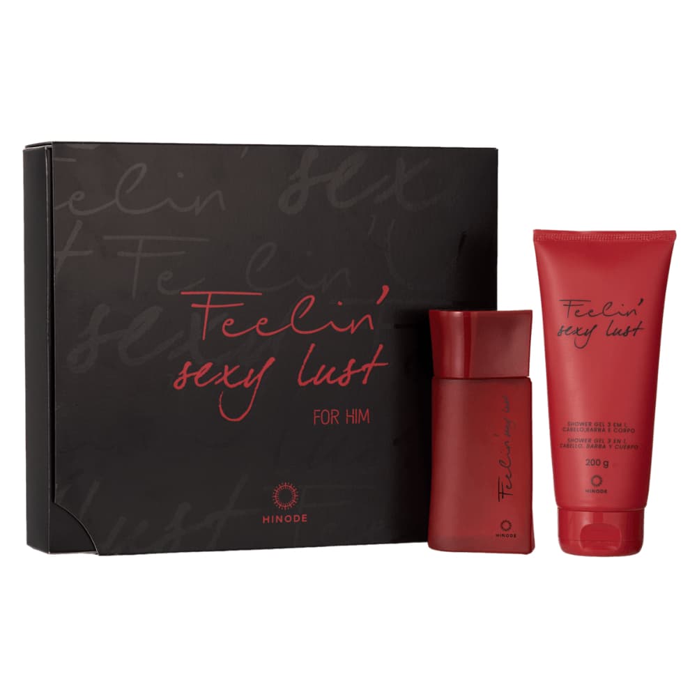 Kit Presente Dia dos Namorados Feelin para ele - Perfume Feelin 100ml  e Shower Gel 200ml