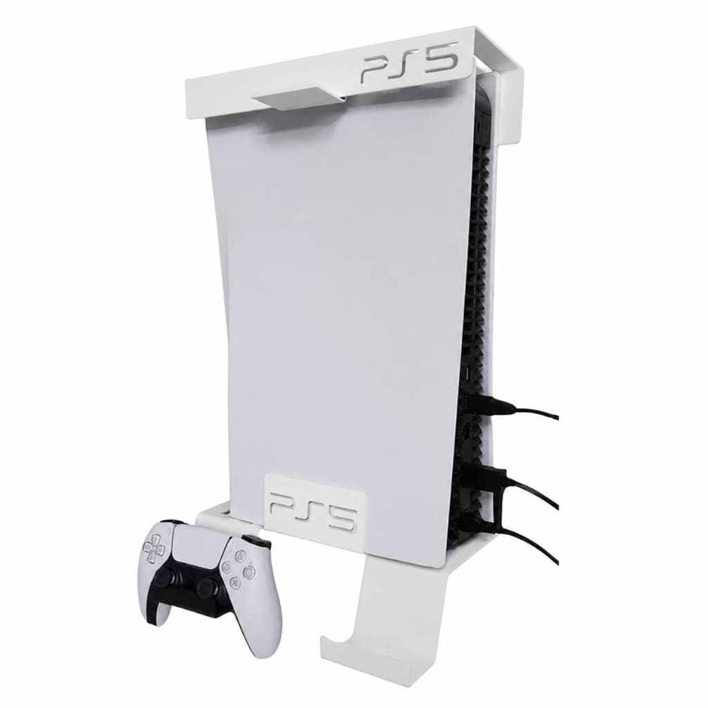 Suporte de Parede PS5 Playstation 5 2 PEÇAS Branco