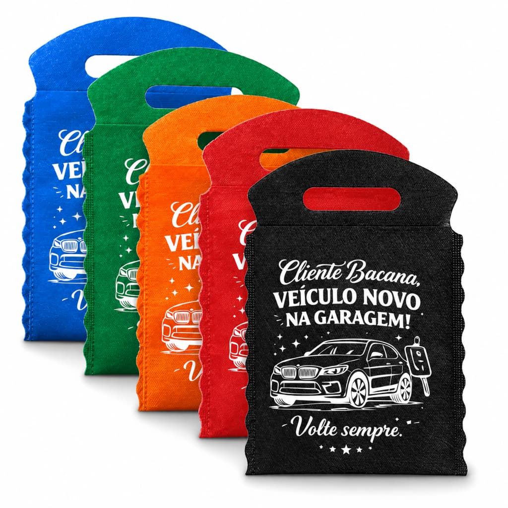 Kit 100 Lixo Car Sortidos - Arte Cliente Bacana Estampa Pronta (PRODUTO NÃO É PERSONALIZADO)