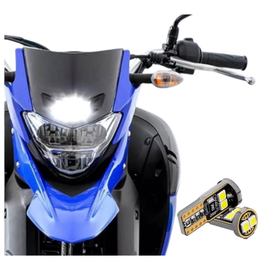 Kit Led lander T10 Yamaha Pingos Do Farol 6000k Super Forte