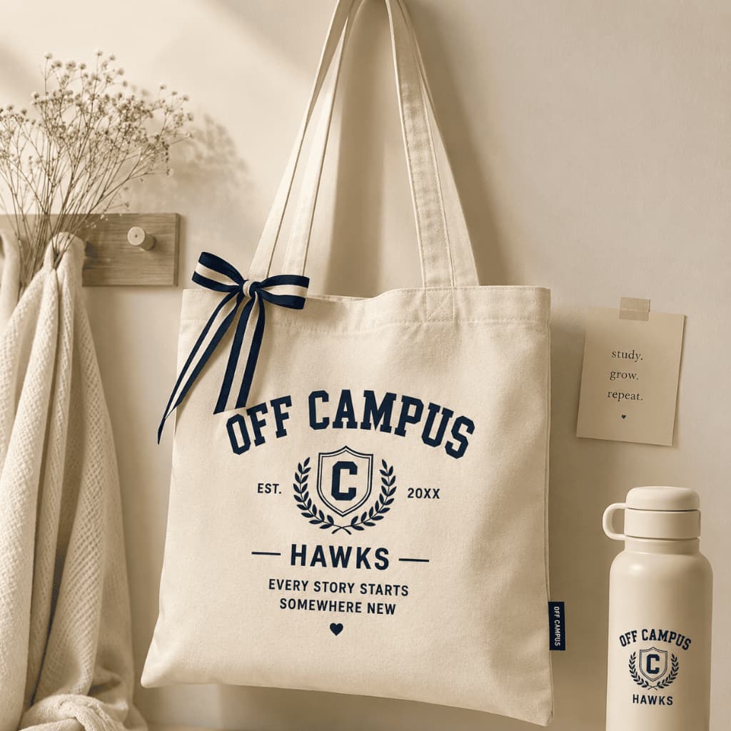 Ecobag Feminina Off Campus Bolsa Feminina Ecológica Tendência Fãs