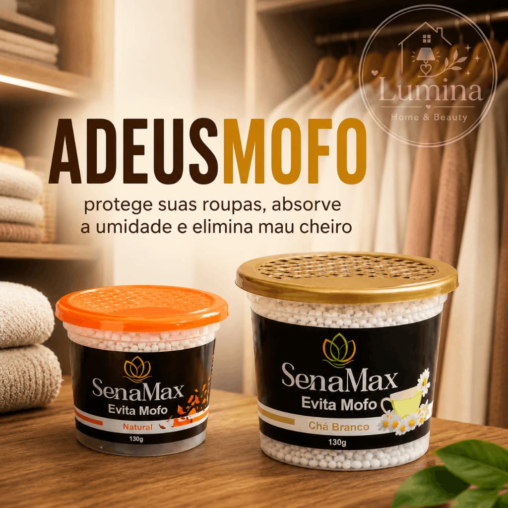 Desumidificador de Ambientes SenaMax Evita Mofo 130g