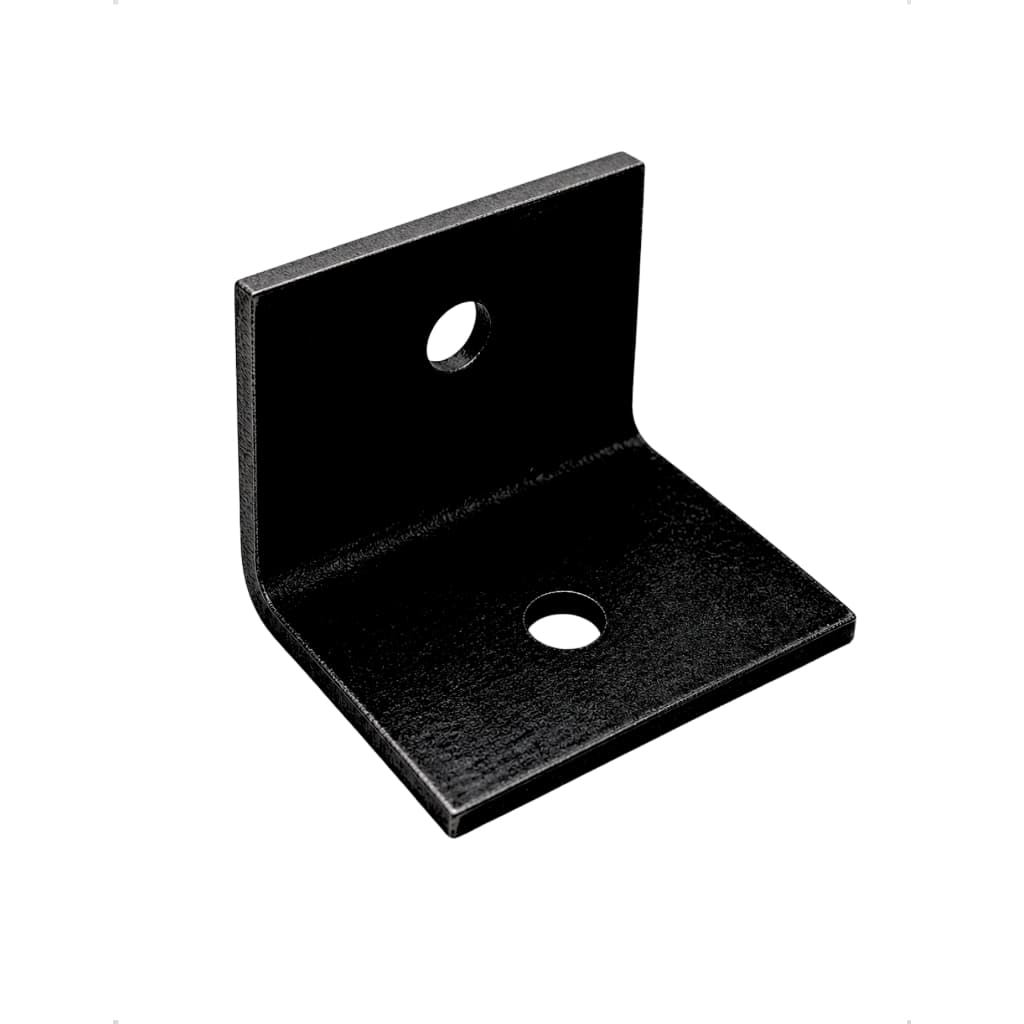 4 Pç Cantoneira 5x5x5 Cm Suporte Junção União Em L P/ Viga de Madeira