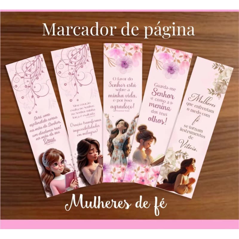 Mini Cartões com Versículos Bíblicos - Brinde Mimo para Cliente com Frases Deus