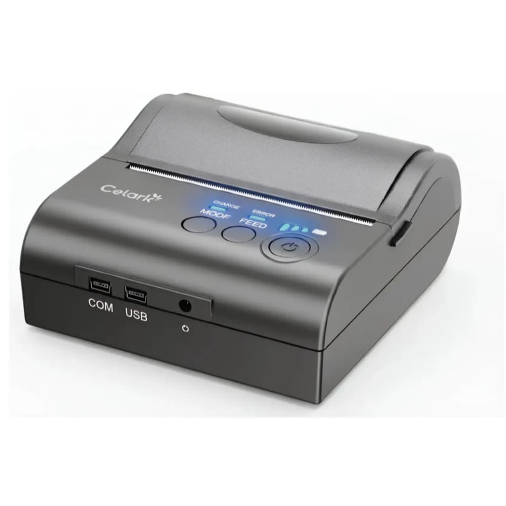 Mini Impressora Portatil Bluetooth 90mm/s 203dpi