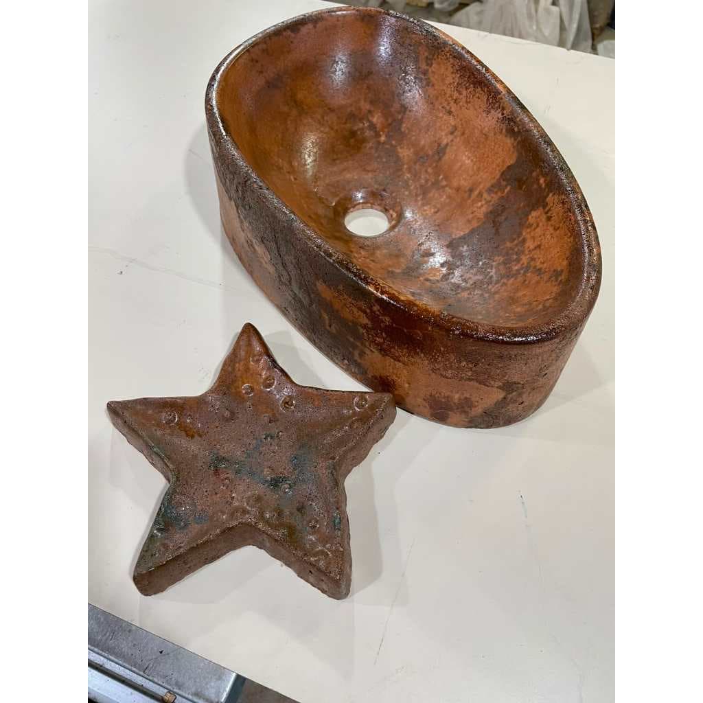 Cuba artesanal + saboneteira em concreto estilo rustico  sustentável para banheiro lavabo e áreas externas