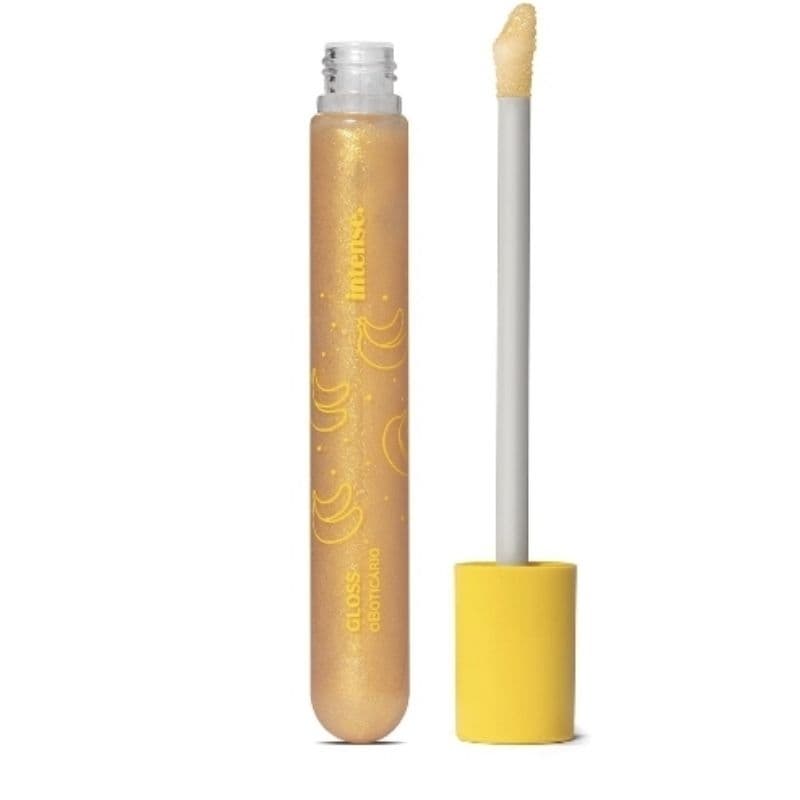 Gloss Brilho Labial Intense Banana 5,2ML com cheirinho de Banana