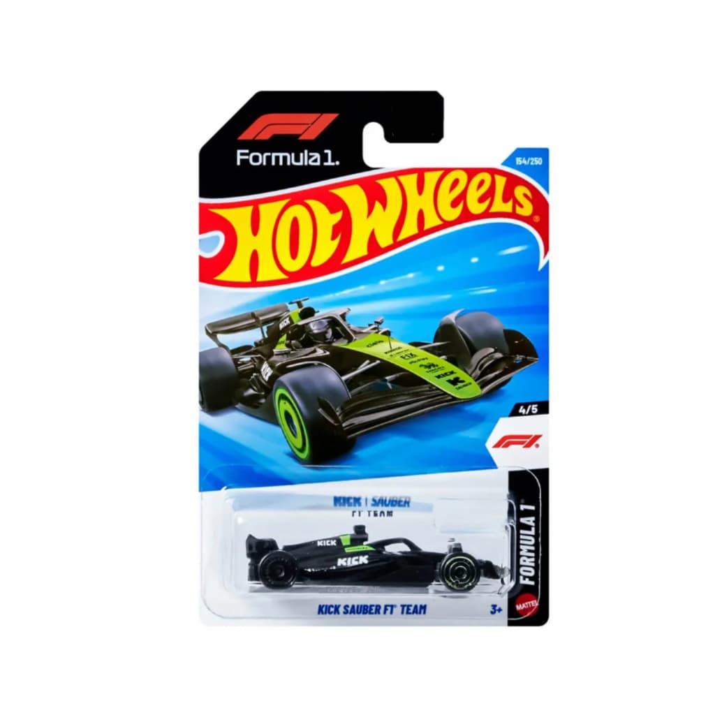 Hot Wheels Kick Sauber F1 Team 154/250 Formula 1 Jjk02