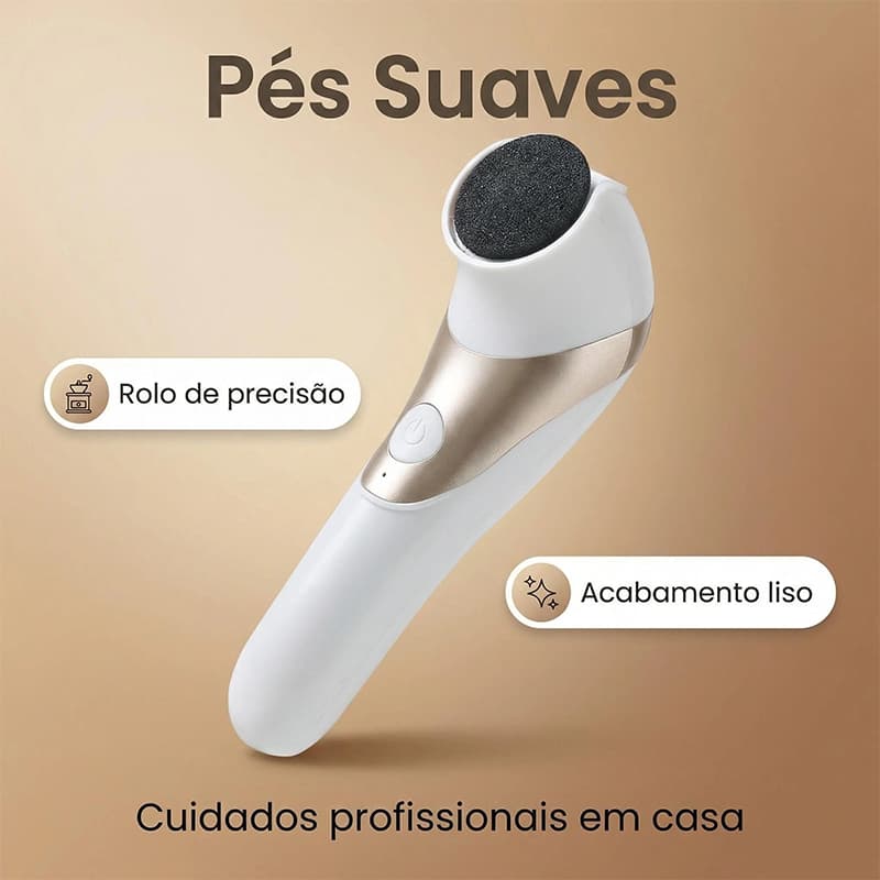 Lixador De Pé Elétrico Removedor Esfoliador Elétrico Para Pedicures Pés Lixa Elimina Calos