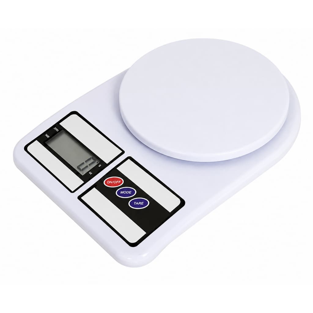 Balança Digital Cozinha 10kg Alta Precisão Função Tara Dieta Alimentos Nutrição Visor Digital