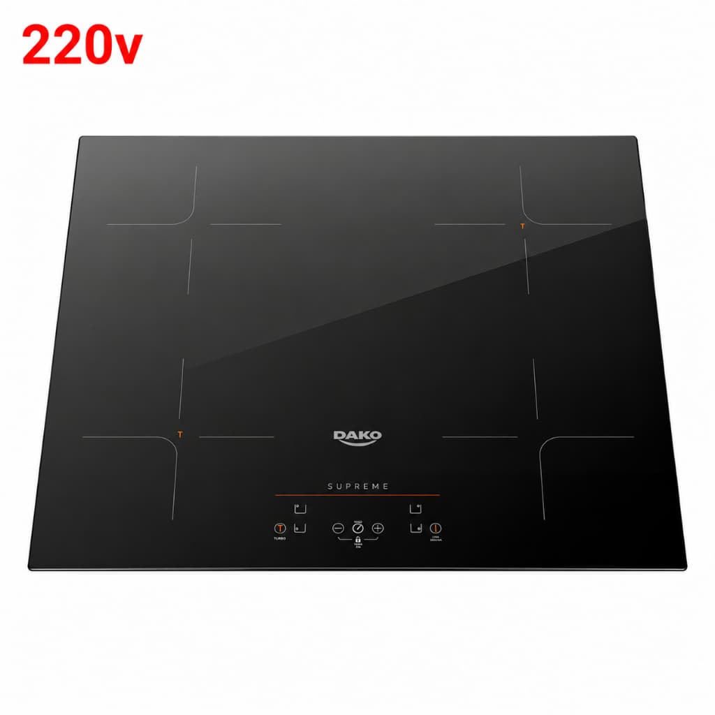 COOKTOP DAKO IND SUPREME 4 ZONAS 220V
