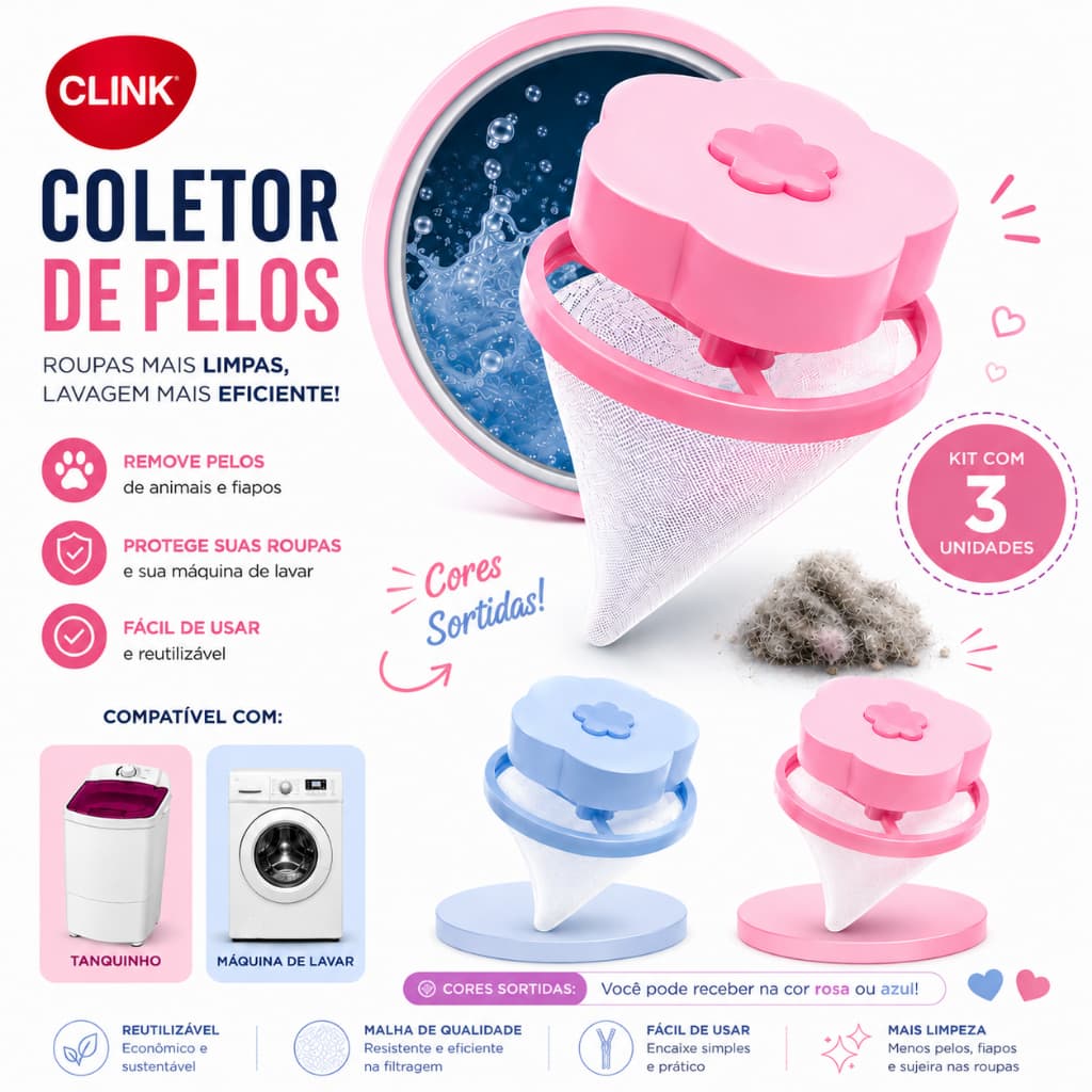 3 ou 5 Coletor Tira Pelo Roupa Tira Pelos Máquina de Lavar Flutuante Filtro Reutilizável Removedor