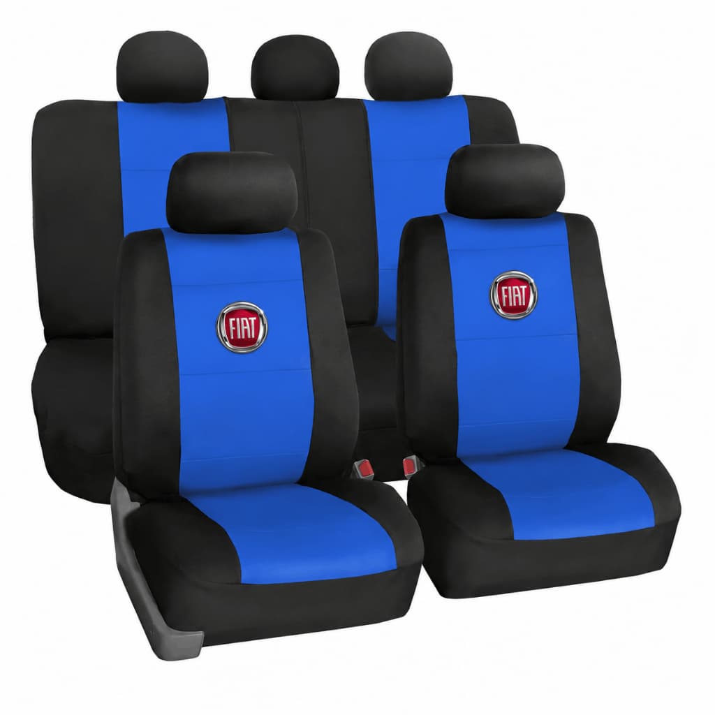 Capa Banco Carro Azul Couro Sintético Fiat Argo Cronos Pulse Toro Siena