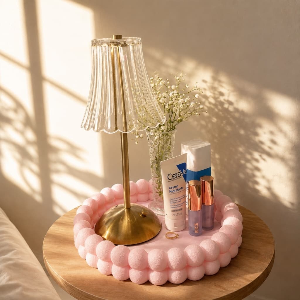 Bandeja Bubble Decoração | Moderna | Organizador Maquiagem, Perfumes e Skincare