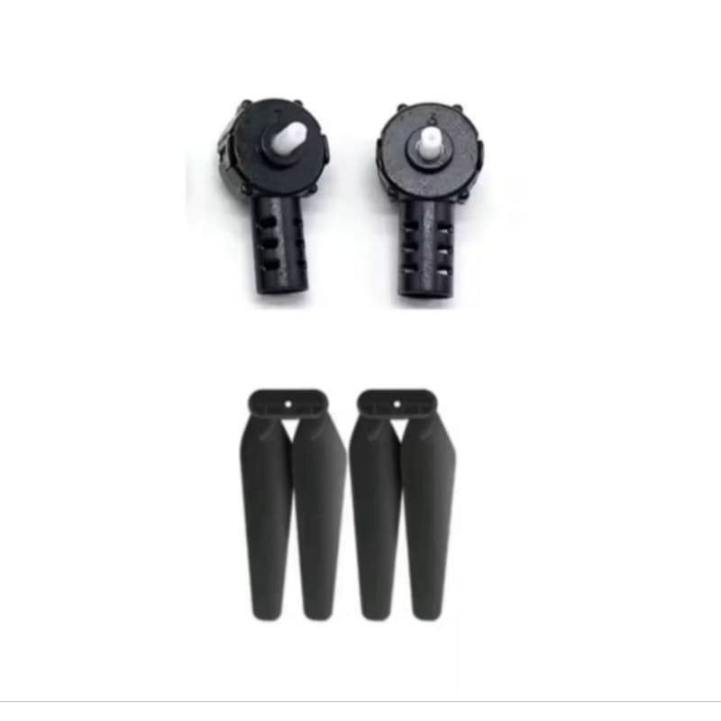 Kit 4 Peças Reposição acessórios para Drones 2 Hélices e 2 Bases Motor universal Drones E88 E88pro E99Pro E99 E99PRO2 K3