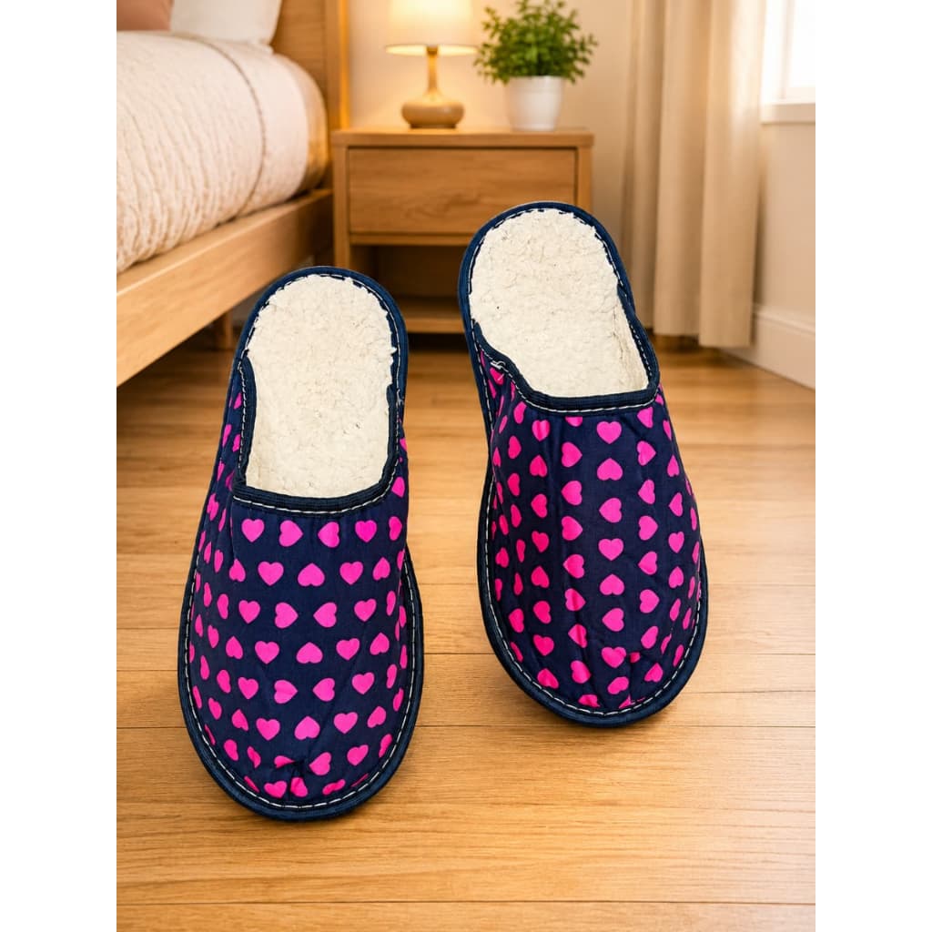 Pantufa Feminina  Felpuda Lã De Carneiro Peluciada Solado emborrachado Antiderrapante Chinelo de Quarto Festa do Pijama