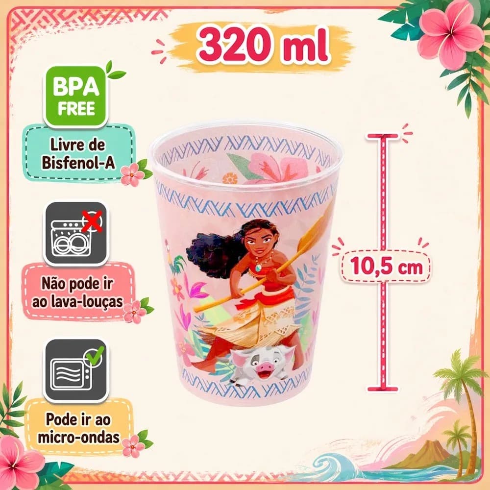 COPO MOANA 320ML PLASÚTIL Unidade