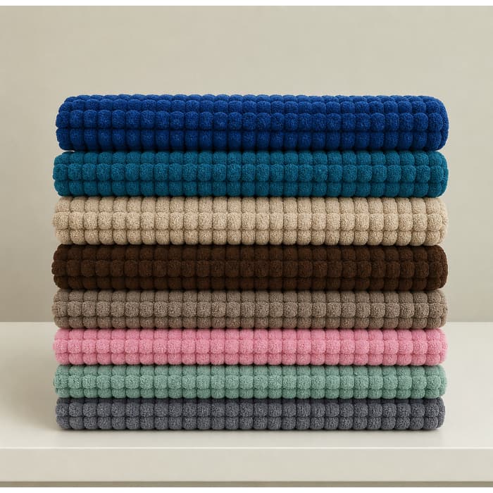 Tapete Banheiro Bolinha Corttex Dallas Antiderrapante Microfibra Premium Macio Saída Box Macarrão Absorvente 38x58cm