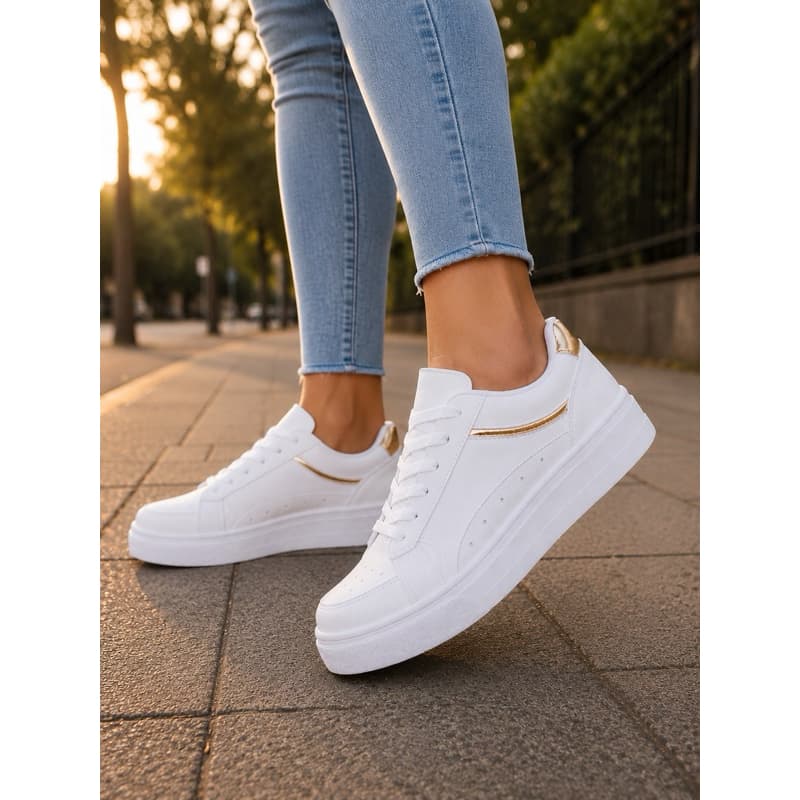 Tênis Feminino Tendencia Para Passeios, Escola, Trabalho e Academia