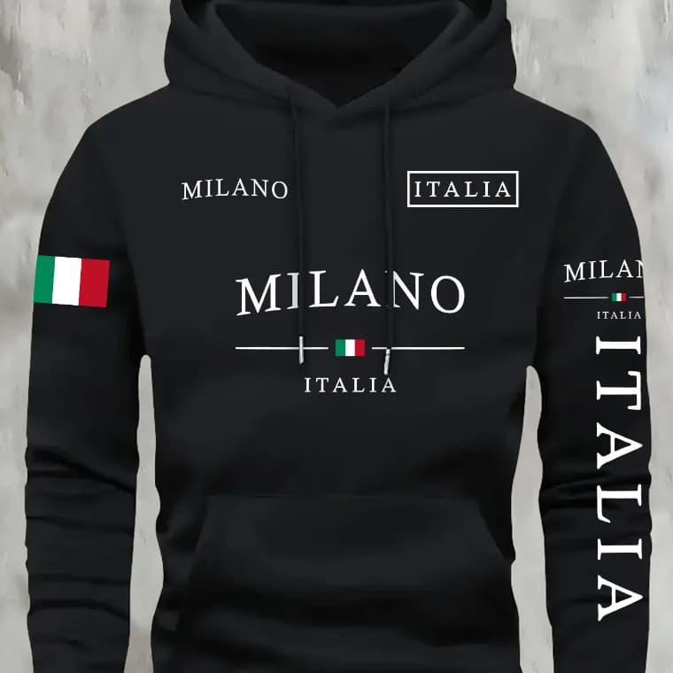 Moletom Canguru Blusa De Frio Inverno Streetwear Italia Flanelado