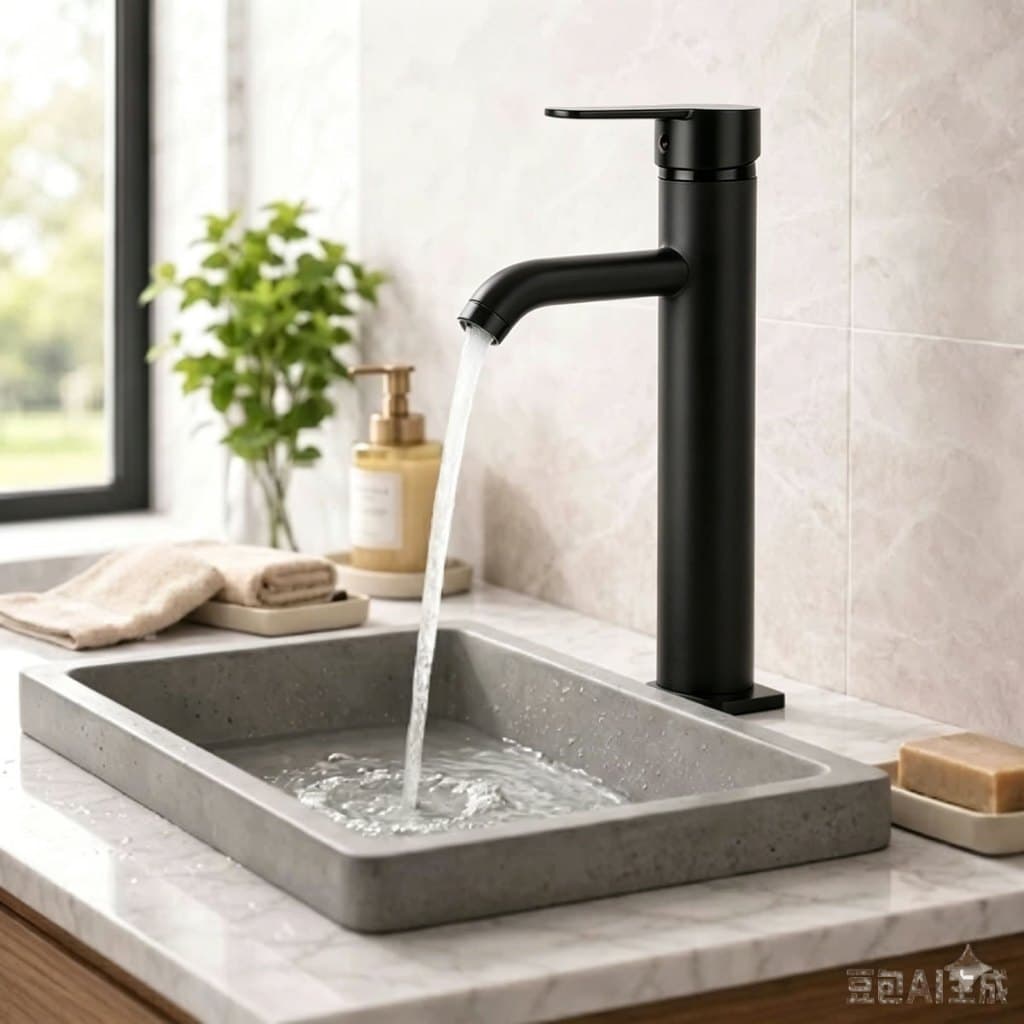 Torneira Residencial STARMEGA Alta Qualidade em Aço Inoxidável, Bica Alta, Alto Débit, Ideal para Cozinha e Banheiro