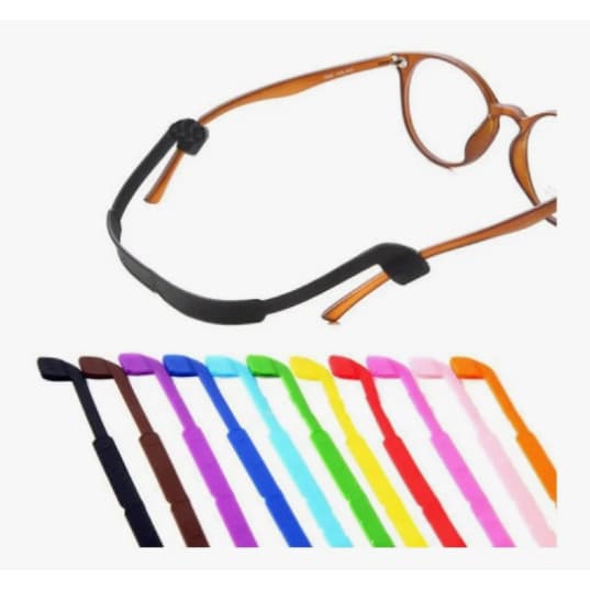 1 Cordão Para Óculos Ajustável Antiderrapante Uso Diário - Segurança - Conforto - Silicone