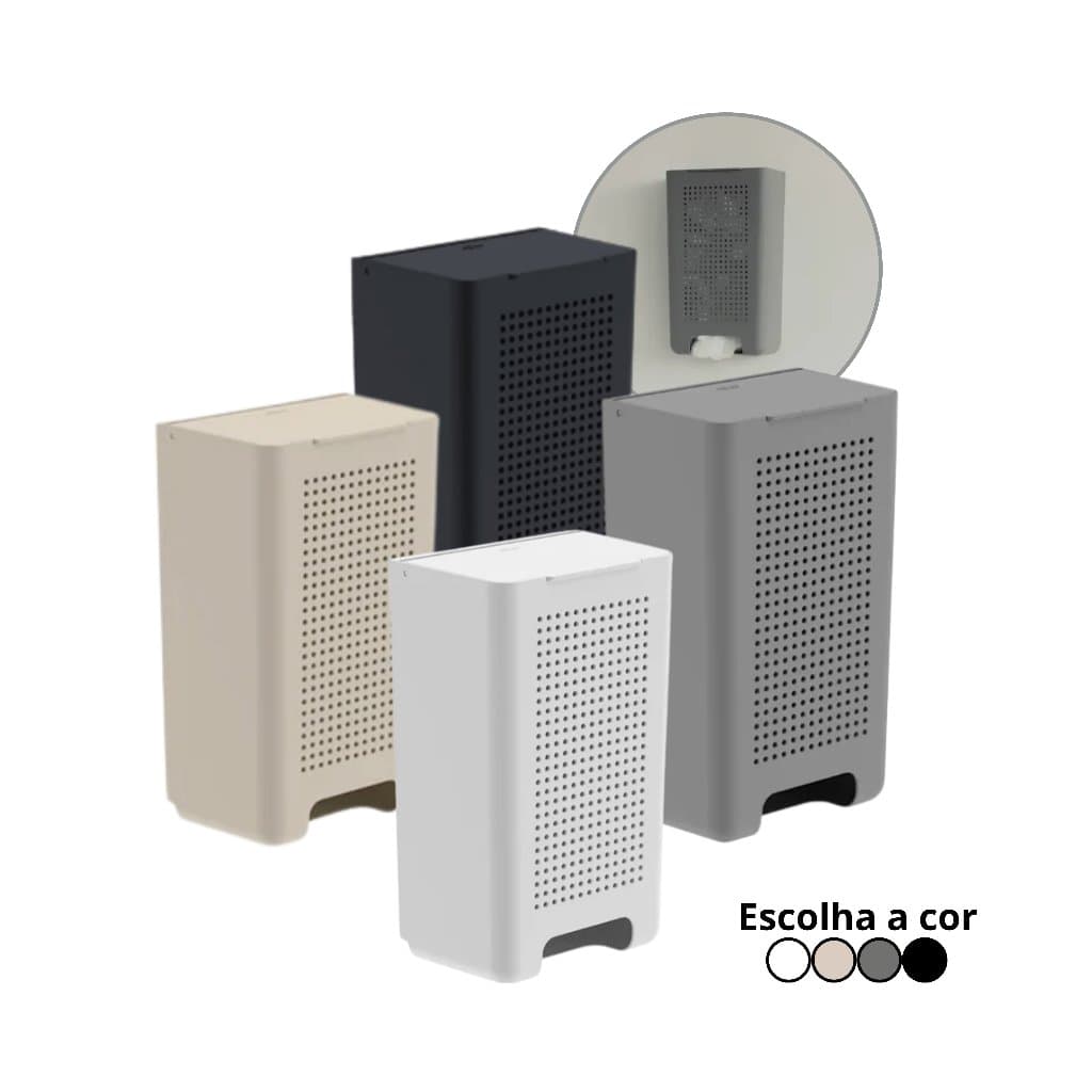 Dispenser Porta Sacolas Puxa Sacos Organizador De Parede Cozinha Lavanderia Ármario Flow - Ou