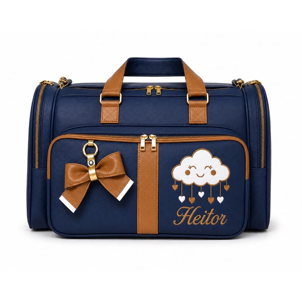 Bolsa Maternidade Premium Personalizada Menino Menina
