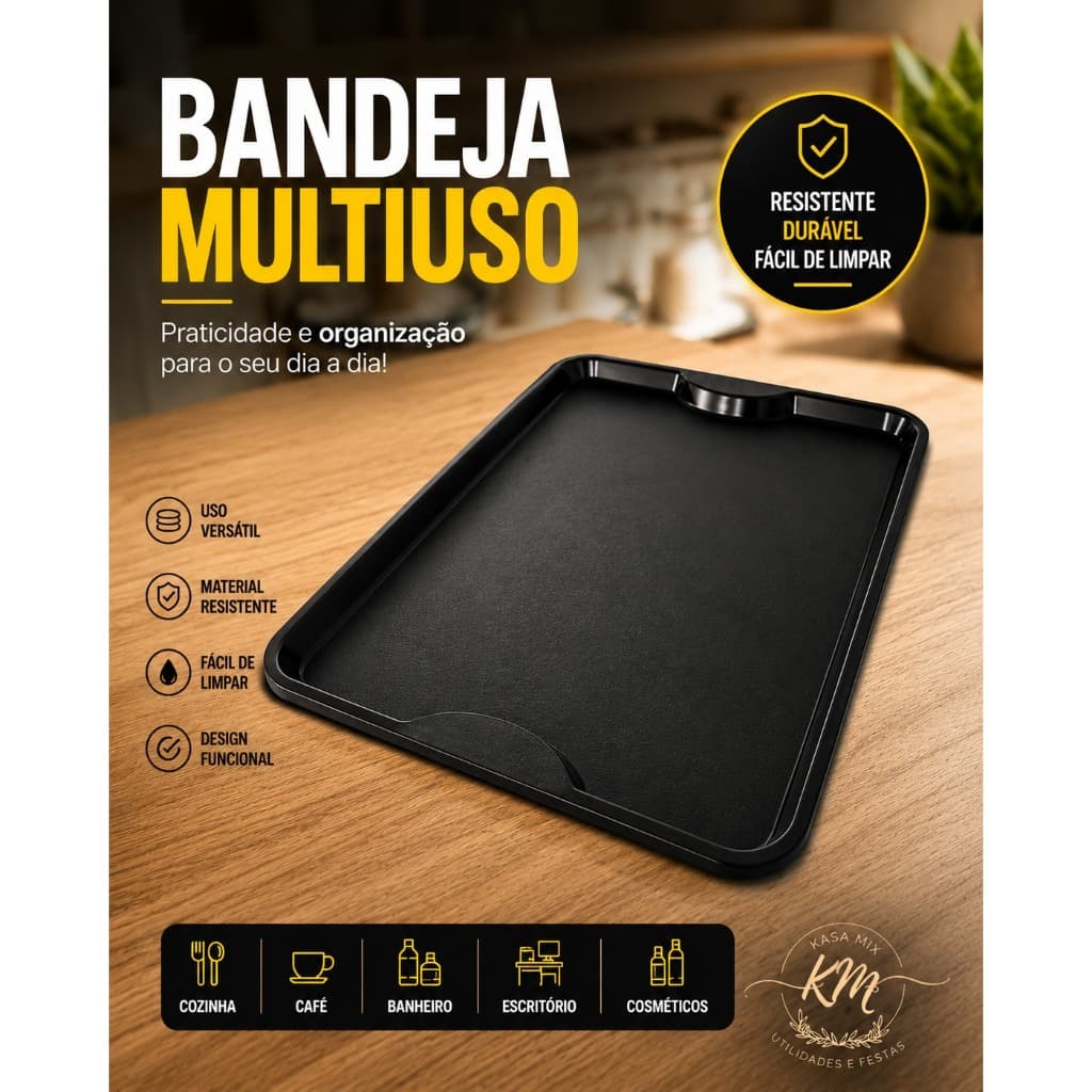 kit 2 unidades Bandeja fast food  restaurante , lanchonetes, cantinho do café  e eventos 48x33cm