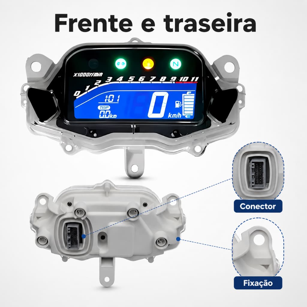 Painel digital de motocicleta para Honda Titan 160/Cg 160 Fan /Cargo 160  Velocímetro，2015 a 2023