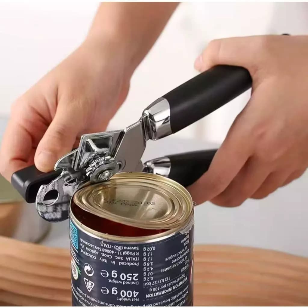 Abridor De Latas E Garrafas Profissional Em Aço Inoxidável