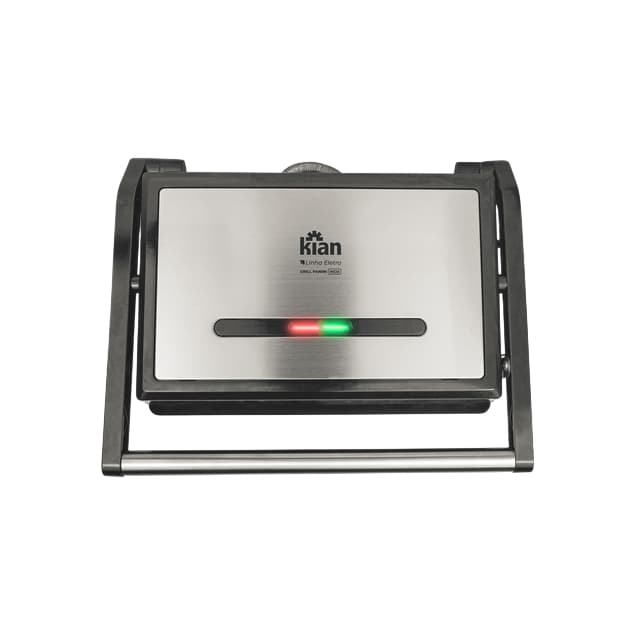 Sanduicheira Grill Panini Kian Chapas Duplas 3 em 1 220V 1200W Inox