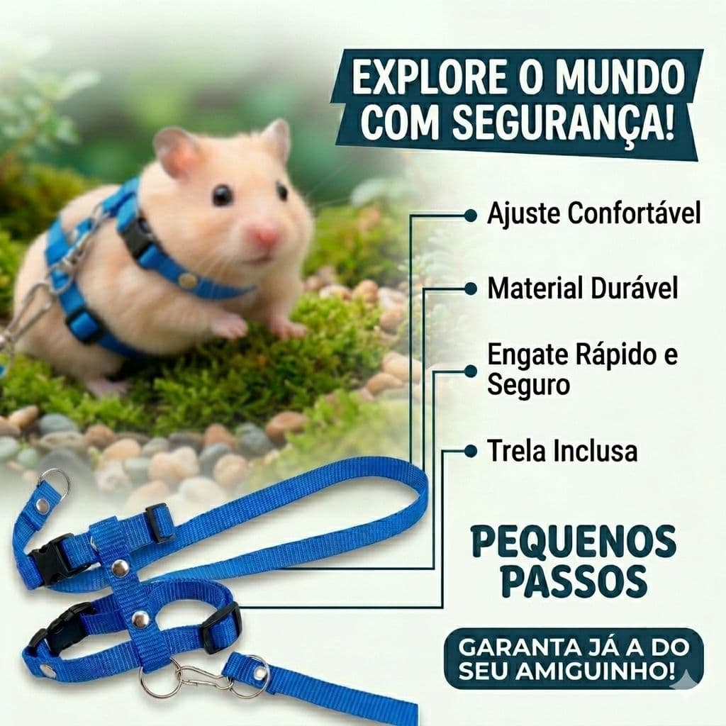 Coleira para ROEDORES HAMSTER e TWISTER