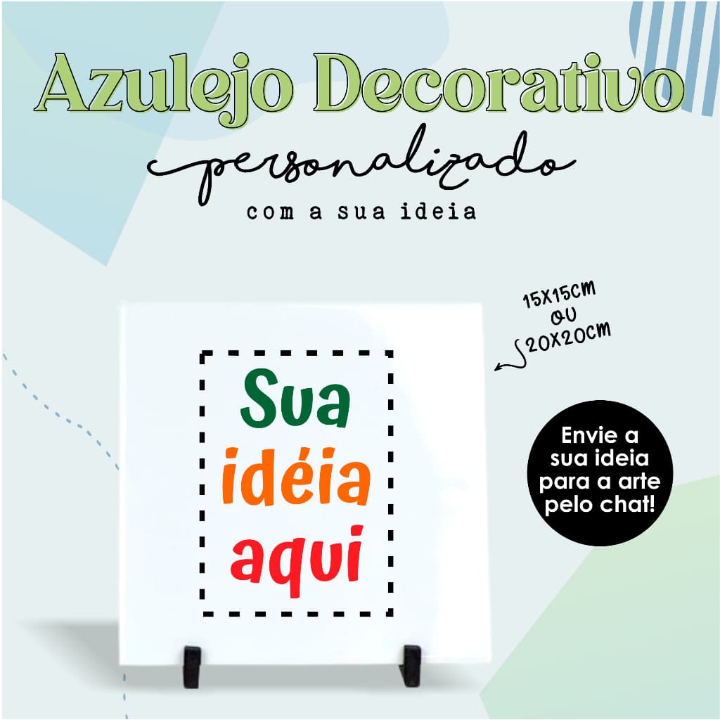 Azulejo Cerâmica Porcelana 15x15 e 20x20 Personalizado Com Foto Texto Desenho Memórias Alta Resolução Para Lembranças