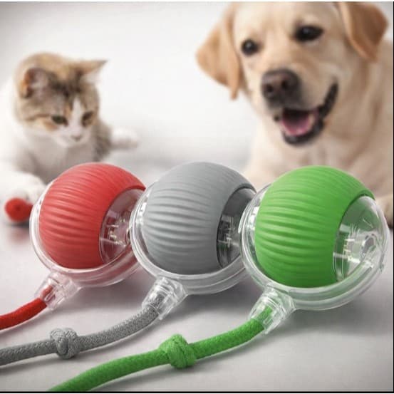 Bola de Brinquedo Inteligente LED Automática Carga USB