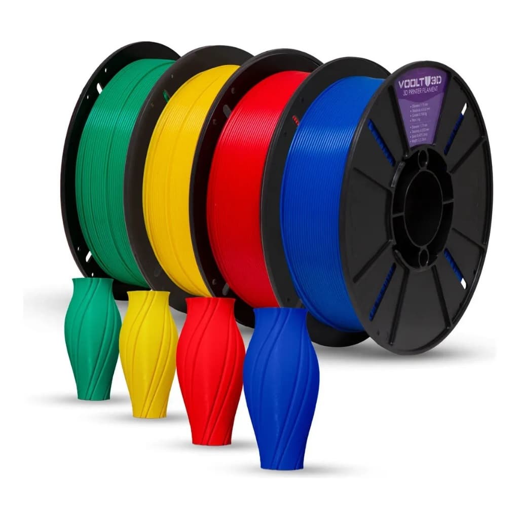 Filamento PLA Premium Sólido Voolt3D 1Kg Impressorão 3D