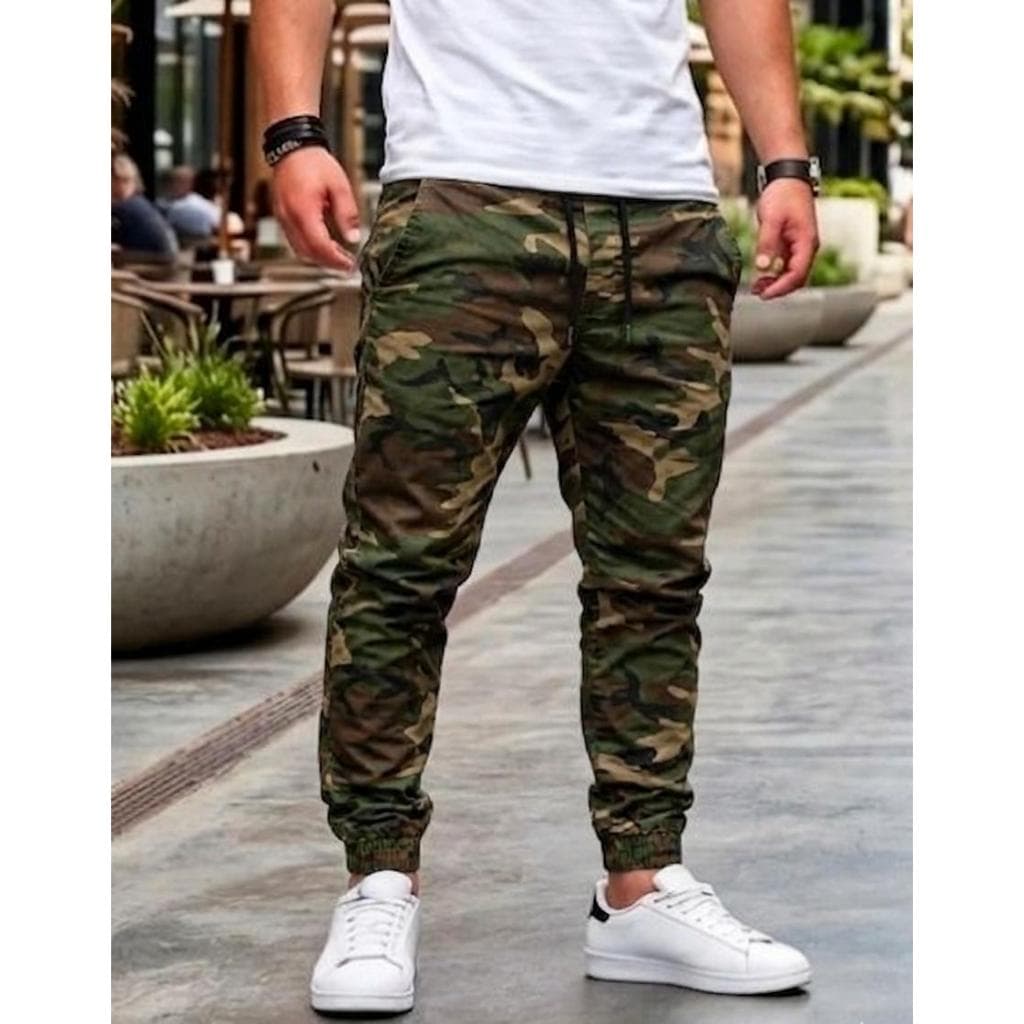 Calça Jogger Camuflada, Elegância e Versatilidade Calça Do Exercito