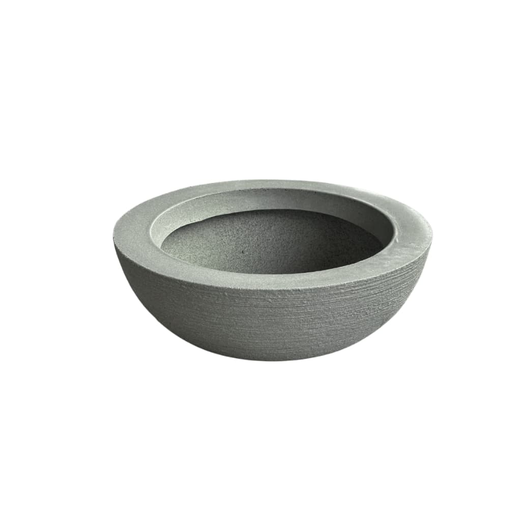 Vaso de plantas bacia cuia bowl de polietileno para flores cactos suculentas rosa do deserto jardim