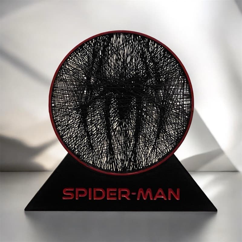 Decoração/quadro efeito teia de aranha Homem-Aranha, Spider man