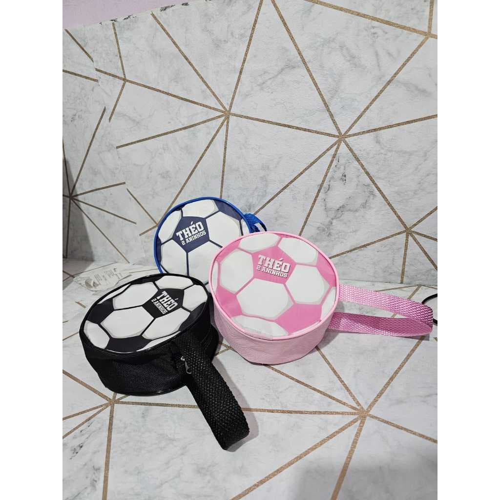 Bolsa redonda formato bola/ copa/alça mão/ unisex personalizada /temas personagens/ bola futebol/patins/heróis/Pokemon