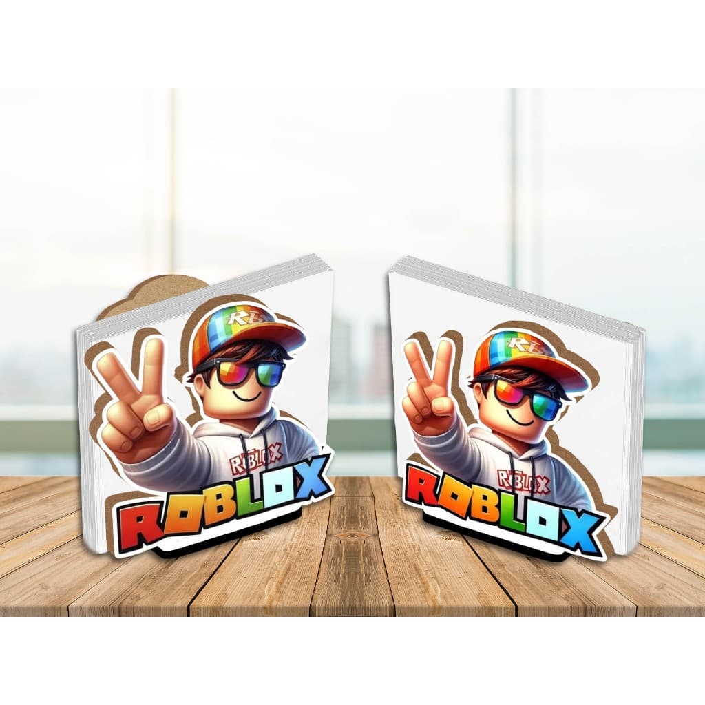 Kit 10 Centro de Mesa Porta Guardanapo Roblox