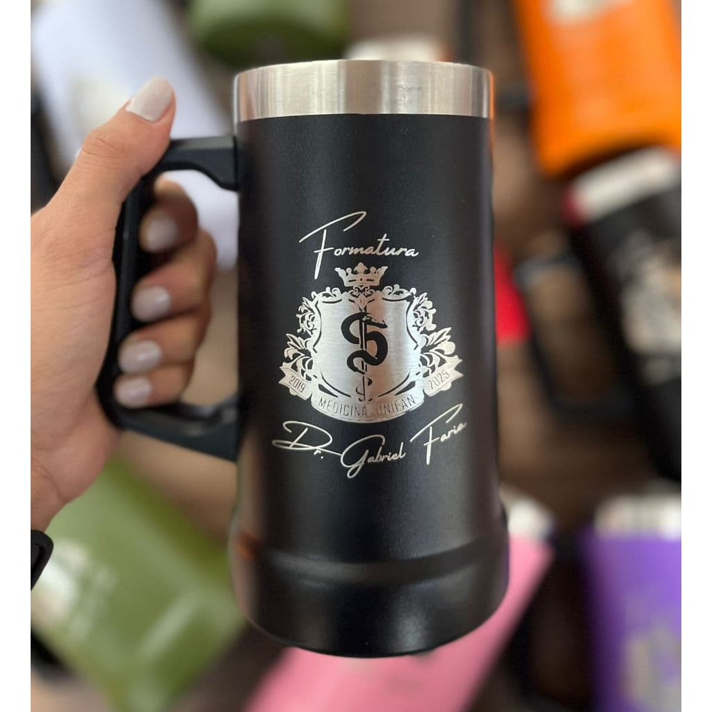 Caneca de Cerveja Personalizada 709ml Frases Engraçadas Presente Criativo