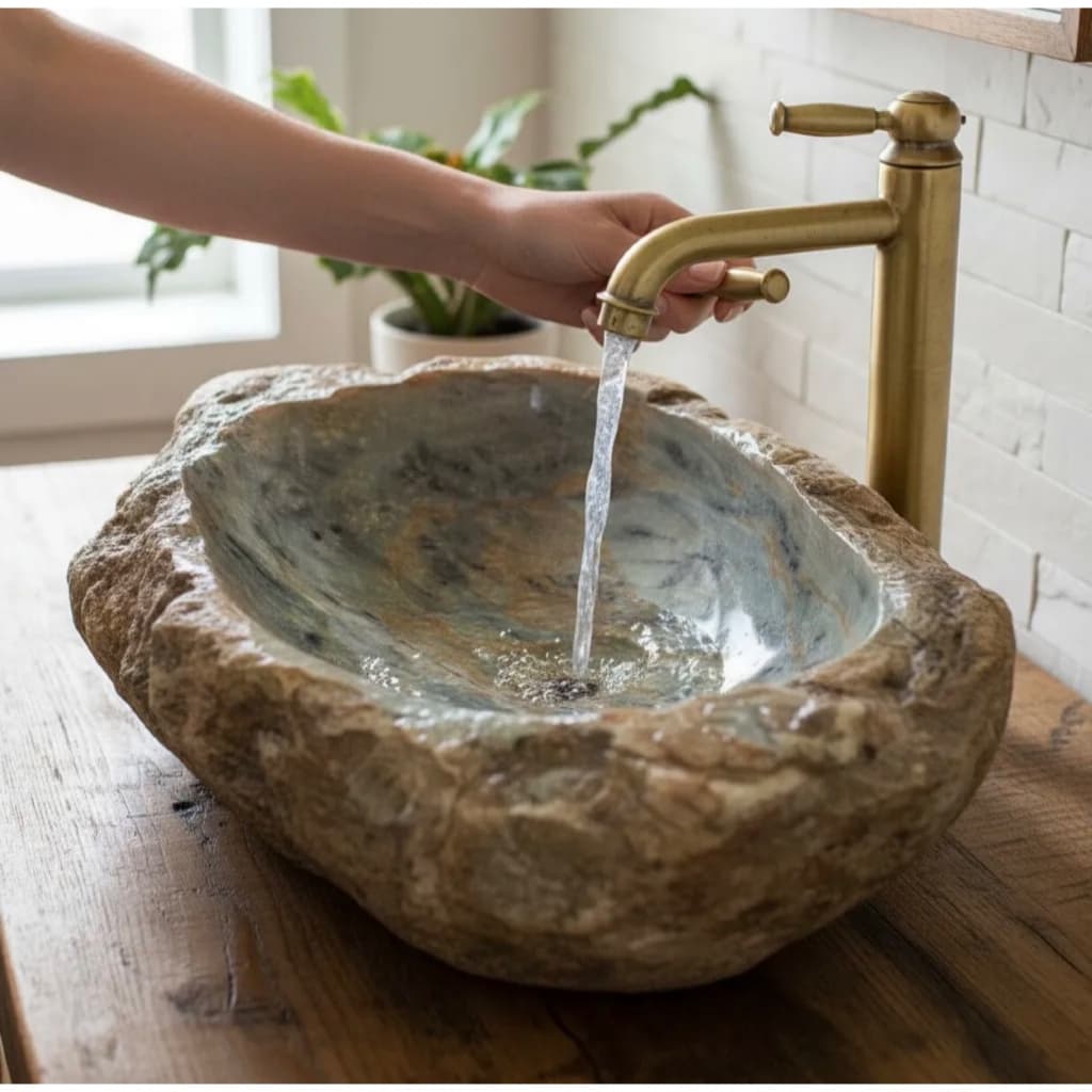 Cuba De Pedra Luxo Artepedra Super Oferta
