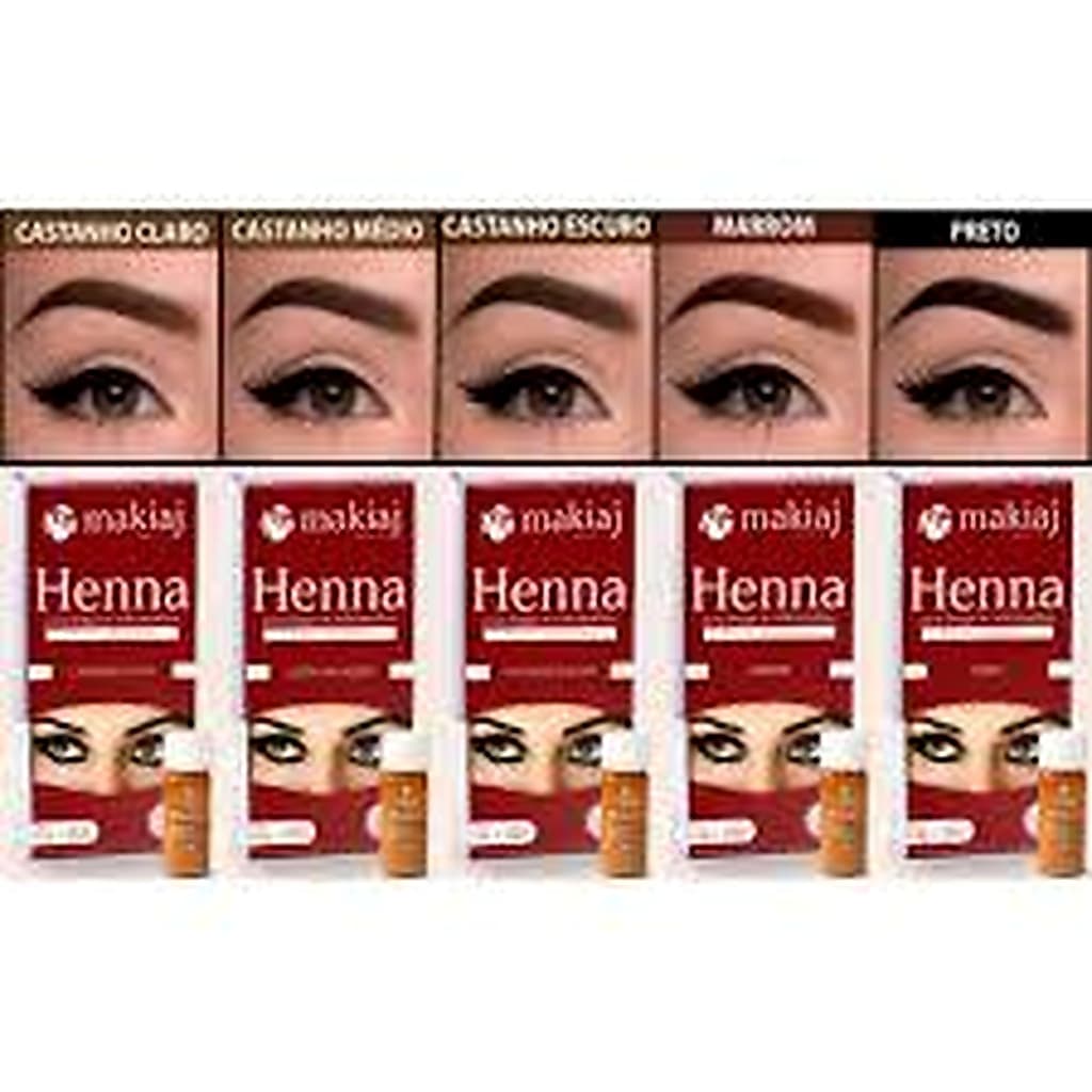 KIT 7 HENNA SOBRANCHELA - MAKIAJ