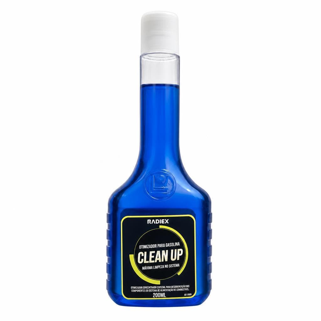 Radiex Clean Up 200ml Aditivo para Gasolina Limpa Bicos Injetores e Sistema de Combustível