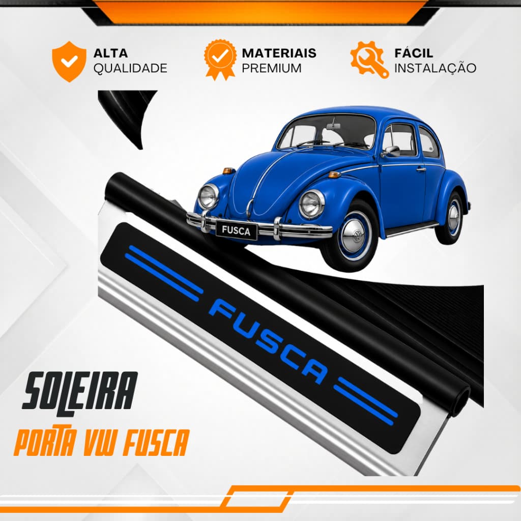 Soleira De Porta Vw Fusca Modelo Universal Carro personalizado