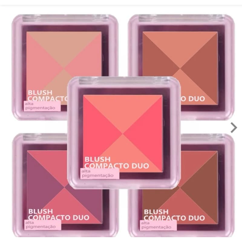 Blush Compacto Duo DB01 HBF5851 RUBY ROSE