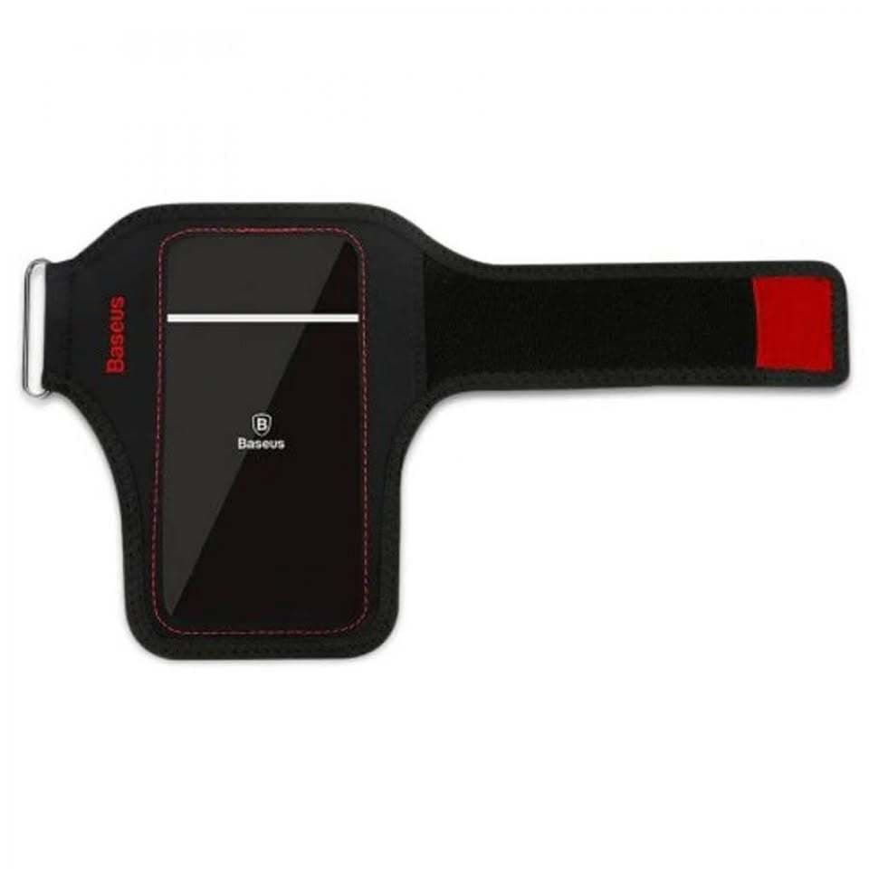 Suporte de Celular Pulso Munhequeira Esportiva Baseus 5.8" Vermelha | NOVO
