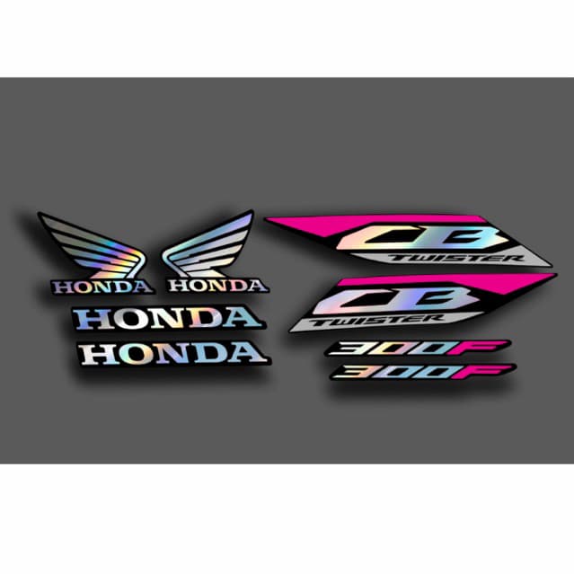 adesivos holográfico para moto honda cb300f twister 2025/2026