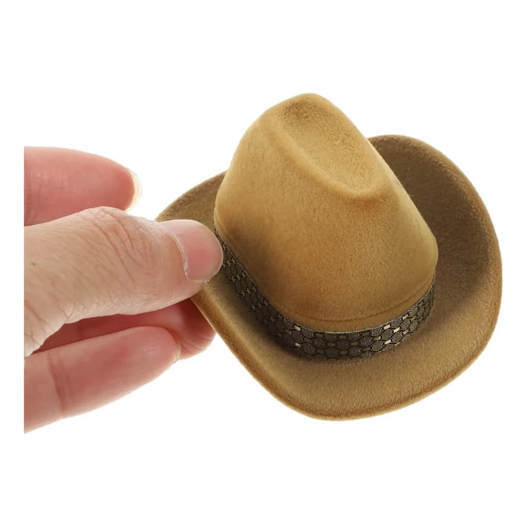 Chapéu De Cowboy Caixa De Anel - Pequeno Defeito Foto 9